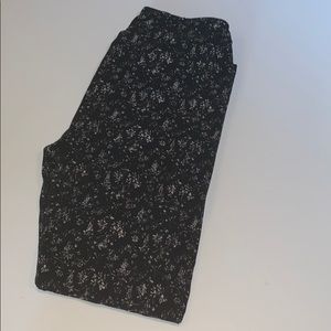Lularoe TC Tall & Curvy Leggings black and white